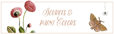 Sources & Paint Colors